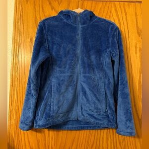 Marmot Hooded Fleece Zip Up Jacket - Size M